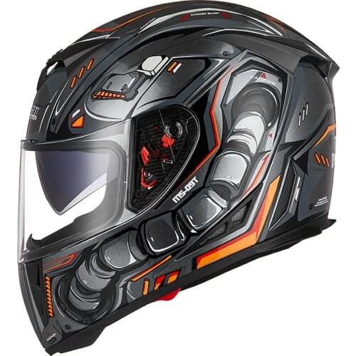 JIEKAI Motorcycle Helmet Motorbike Dual Lens Full Face Helmet Breathable ABS Riding Helmet Cascos Moto Motocross Helmets