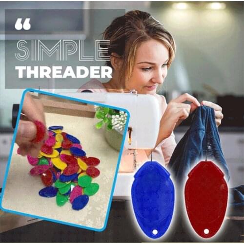 10PCS Sewing Needle Threader Thimble Thread Tool Threader Elderly Guide Needle Easy Device Automatic Thread Sewing Supplies