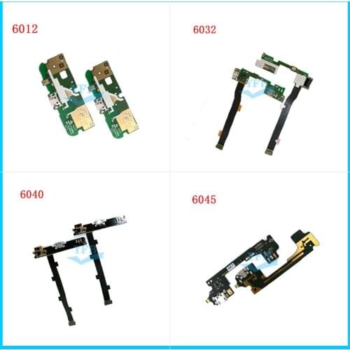 Original USB Charger Dock Connector Charging Port Microphone Flex Cable For Alcatel 6012 6032 6040 6045