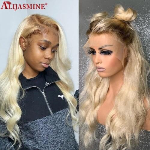 #4 613 Blonde Human Hair Wigs Brazilian Remy Body Wave 150% Density Lace Front Human Hair Wigs For Women Human Hair