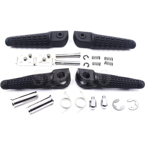 Motorcycle Front Rear Footrest Foot Pegs for Kawasaki Ninja ZX6R 9R 10R 12R ZX636 EX650 ER6F ER6N 650R Z750 1000 1000SX ZZR1200