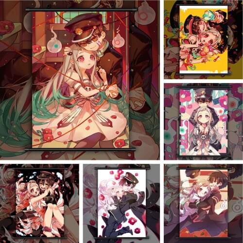 WTQ Retro Poster Jibaku Shounen Hanako-kun Anime Manga Canvas Painting Wall Decor Anime Posters Wall Art Picture Home Decor