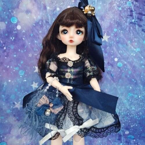 28cm BJD Doll Cute Toy Toys With 3D Eyes Jointed Movable Body for Kids Surprise Gift for Girls Birthday