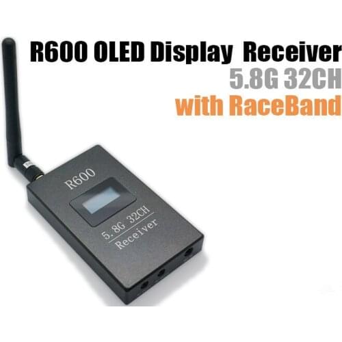 Skyzone RC832H R600 FPV 5.8G 32CH High Sensitivity A/V Receiver RX W/LED Display