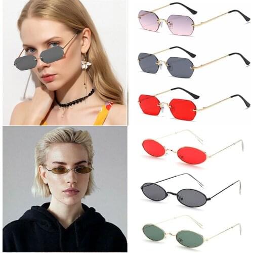 Retro Small Oval Sunglasses Vintage Shades Sun Glasses Oval Sunglasses Fashion Design Motocycle Auto Accessaries