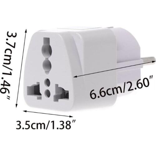 Universal US EU AU UK to GER AC Power Socket Plug Travel Electrical Charger Adapter Converter