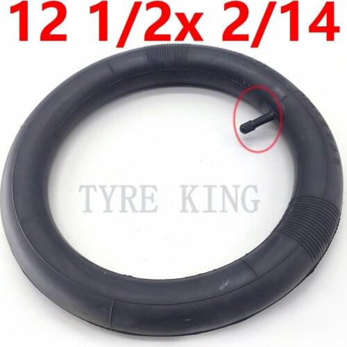12 1/2 X 2 1/4 Inner Tube 12 1/2*2 1/4 Inner Tire with Straight Angle for Many Gas Electric Scooters and E-Bike Parts