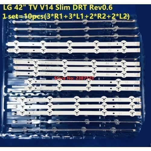 5set=50pcs LED backlight strip for LG 42LB670V 42LB671V 42LB673V 42LB675V 42LB677V 42LB679V 42LB700V 42LB730V 42LB731V 42LB720V