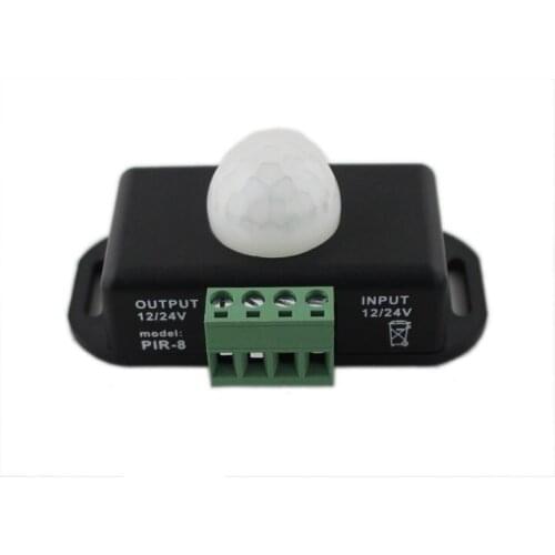 50pcs 12V 24V 6A Motion Sensor Sensor Switch Timer Function Sign Control PIR Cotroller