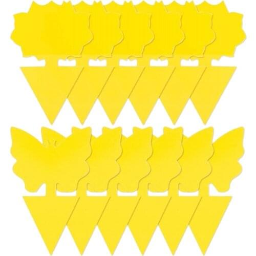 Promotion! 60Pcs Dual-Sided Yellow Fruit Fly Sticky,Pest Control Traps for Mosquitoes Whitefly Small Insects Houseplant Bug Catc