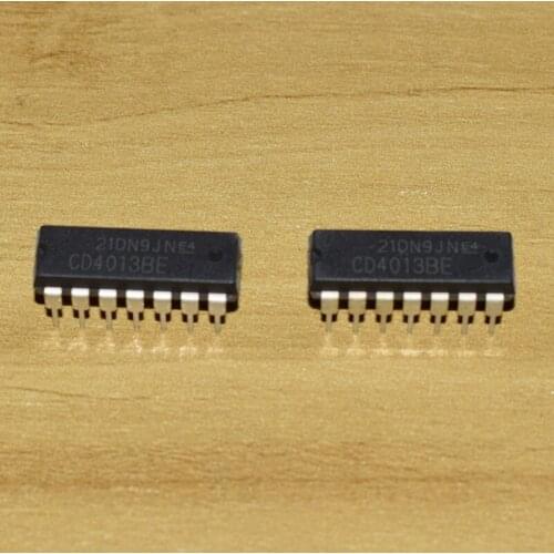Free Shipping Cheap! CD4013 CD4013BE DIP-14 CMOS Dual D-Type Flip-Flop Hot Sell