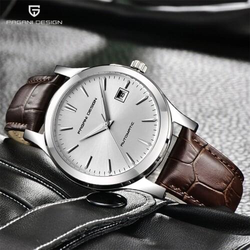 PAGANI DESIGN 2020 New Automatic Watch Mens Classic Mechanical Watches Business Waterproof Clock Luxury Brand Genuine Leather