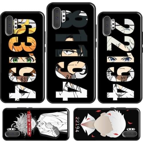 The Promised Neverland Case For Samsung Galaxy S10 S8 S9 S20 S21 Plus Note 20 Ultra 10 9 S10e S20 FE Phone Cover