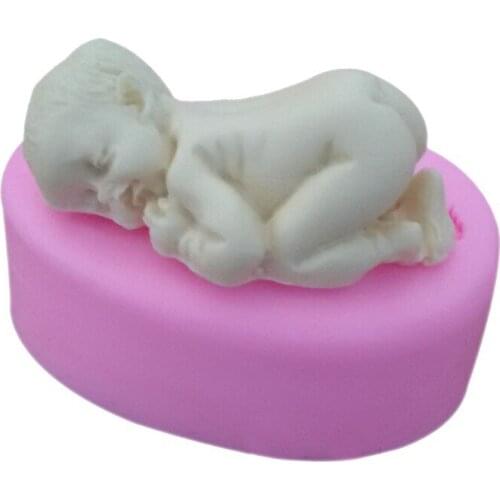 Baby shape sililcone clay craft mold fondant Cake Decorating Mold Kitchen DIY tools