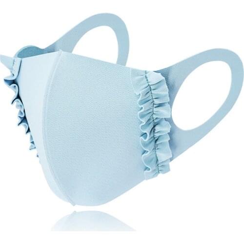 Halloween Cosplay Reusable Washable Mask Summer 2021 Ice Silk Adult Lace Designer Bandana Mascarillas For Face Cosplay Masque