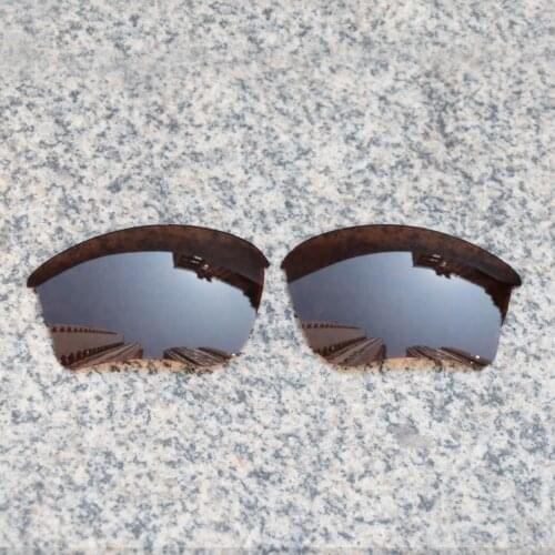 E.O.S Polarized Enhanced Replacement Lenses for Oakley Half Jacket XLJ Sunglasses - Earth Brown Polarized