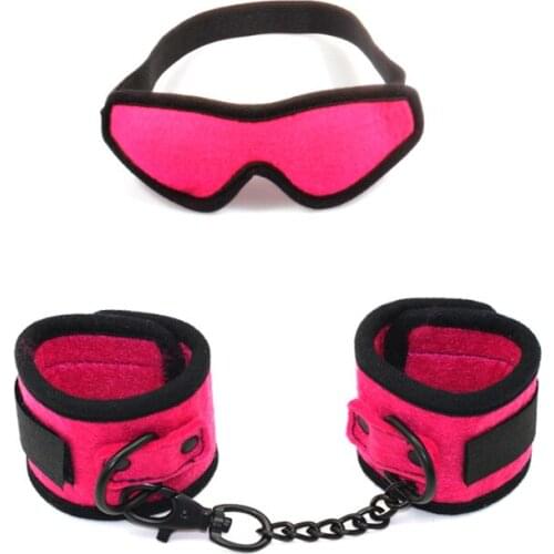 Sexy Nonwoven fabric Adjustable Handcuffs Erotic Accessories BDSM Bondage Hand Cuffs Sex Toys For Women Adults Games
