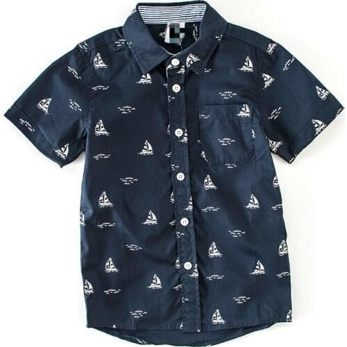 Heyuhao Boys' Short Sleeve Shirts