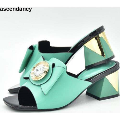 Italian Shoes and Bags To Match Shoes with Bag Decorated with Rhinestone Shoes and Bag Set African Sets 2018 Party Shoe and Bag