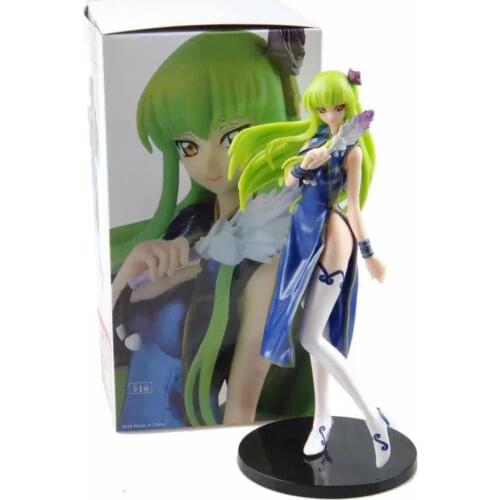 Code Geass Lelouch of the Rebellion C.C. EXQ ver. PVC Anime Action Figure Collection Model Doll Toys Gift 22cm