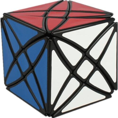 Lanlan Strange Shape Axis Cube 8 Axis Hexahedron Magic Cube Flower Rex Puzzle 58mm Speed Puzzle Toys For Children Gift
