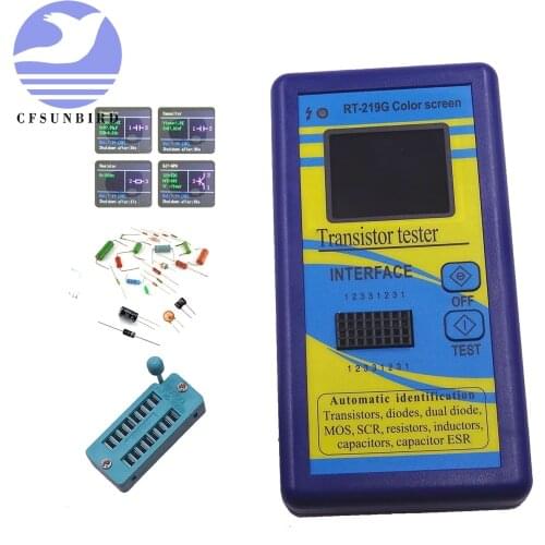 M328 Multi-Purpose Transistor Tester Diode Resistor ESR Capacitance LCR Meter Portable New Component