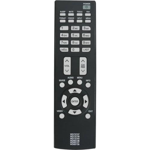 New WD73737 WD73738 WD73740 WD65736 WD65737 WD65738 Remote Control for Mitsubishi TV 290P111A10 290P111A20 290P137010 62DL5