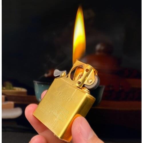 Original zorro Kerosene Lighter.Copper lighter insert inner replacement parts smoking accessories Pipe lighter