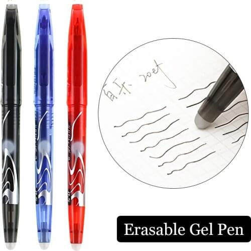 Original Pilot FriXion Erasable Pens 0.5 mm School Gel Pen Metal Tip Soft Grip Japanese Stationery LFB-20EF
