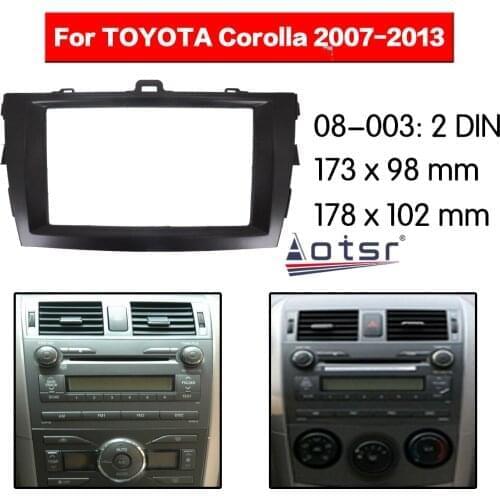 Car Radio frame Audio Fascia For MAZDA (2) Demio 2007 - 2014 Car Stereo Radio Fascia Panel Installation Adapter DVD player Frame