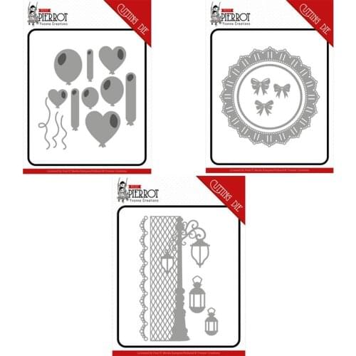 Mmao Crafts Metal Steel Cutting Dies New Balloon lights frame Stencil For DIY Scrapbooking Paper/photo Cards Embossing Dies