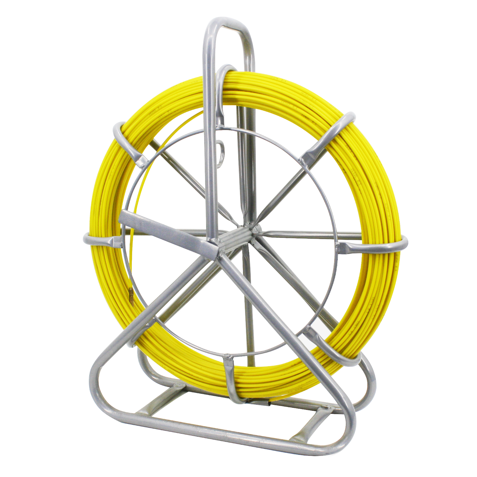 4.5mm*100m Fiberglass Duct Rodder Cable puller Reel Rod Fish Tape Wire Snake Rod Holder Push Guide Device Threading Aid Tool