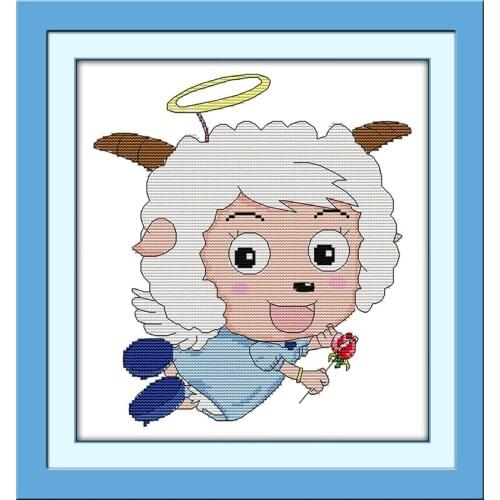 Everlasting Love Flying Prince Ecological Cotton Cross Stitch 11CT 14CT Clear Stamped Printed Product DIY Gift Sales Promotion