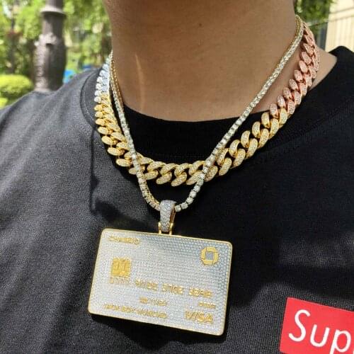 High quality wholesale jewelry credit card pendant