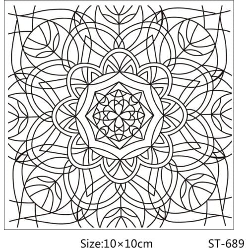 ZhuoAng Leaves formed by lines flowers Clear Stamps For DIY Scrapbooking/Card Making/Album Decorative Silicon Stamp Crafts