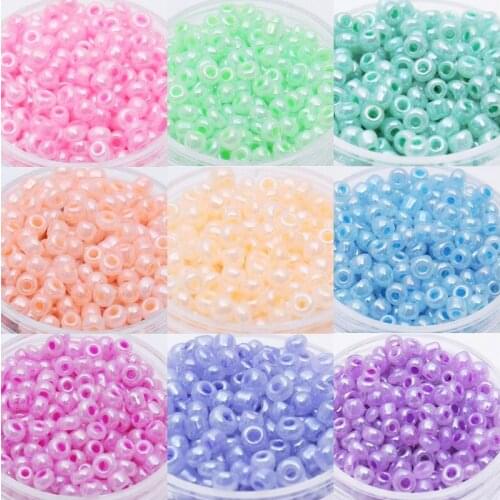 1000pcs 2mm Czech glass seed beads for cross stitch Clothing accessories jewelry making necklace charm handmade DIY