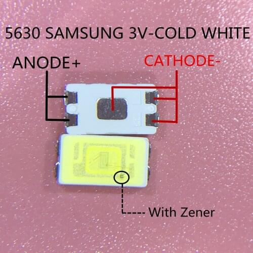 1000pcs FOR SAMSUNG LED Backlight 0.5W 3v 5630 Cool white LCD Backlight for TV TV Application SPBWH1532S1ZVC1BIB