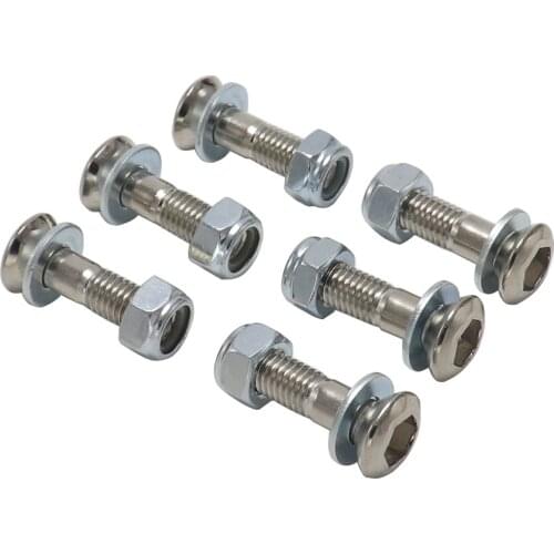 6pcs/Set M8 T4 chain disk screw Xinyuan X2X mx6 cross country motorcycle rear chain disk screw rear tooth disk screw