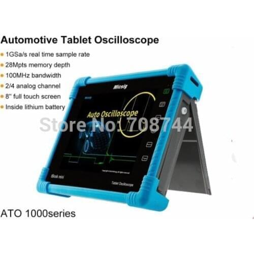 Micsig Automotive Oscilloscope Handheld Portable Ignition Oscilloscope Auto Oscilloscope 100Mhz 4CH 2CH New Arrival ATO1102