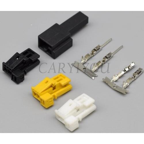 1 Set 2 Hole Car Connector 1-1418639-1 For Mercedes Benz Can New C Berlin Tweeter Plug