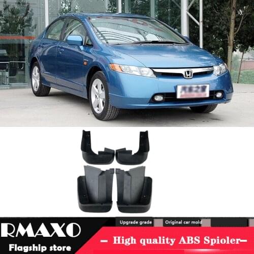For Honda CIVIC 2005-2011 Mudflaps Splash Guards Front With the color and rear Mud Flap Mudguards Fender Modified special