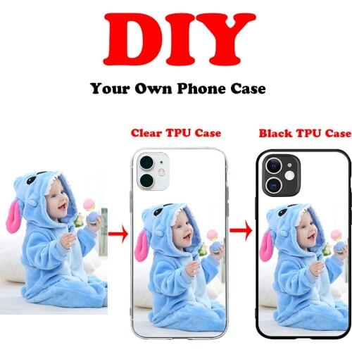 Custom Your Own Phone Case for IPhone 6 7 8 Plus X 11 Pro MAX XR SE 2020 TPU Cover Customized Picture Name Funda Photo DIY Cases