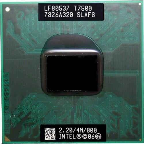 Intel Core Duo T7500 CPU (4M Cache,2.2GHz,800MHz FSB) ,Dual-Core Laptop processor for 965 chipset