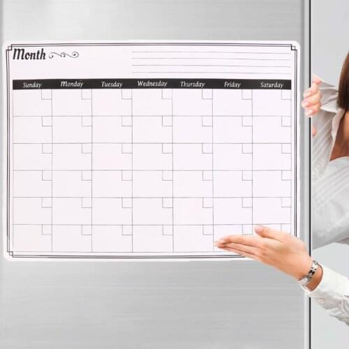 A3 Monthly Planner Magnetic Whiteboard Fridge Magnets Message Board Remind Memo