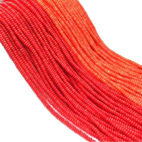 Artificial coral Beaded Round abacus beads coral isolation loose beads For jewelry making DIY bracelet necklace accessorie