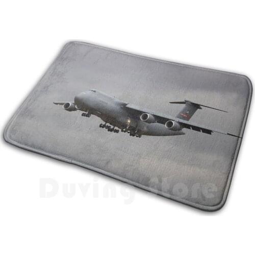 Lockheed C5m Galaxy Carpet Mat Rug Cushion Soft Galaxy C5 C5m C5m Galaxy Lockheed Airplane Plane Large Plane Take Off