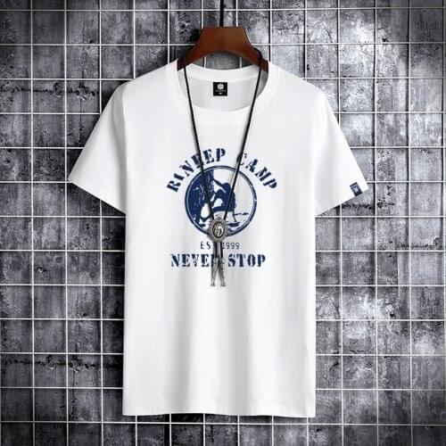 2021 NEW Mountaineering Printing 100% cotton Men T Shirt Hip-Hop Cotton T-shirt O-neck Summer Male Causal Tshirts Fashion Loose
