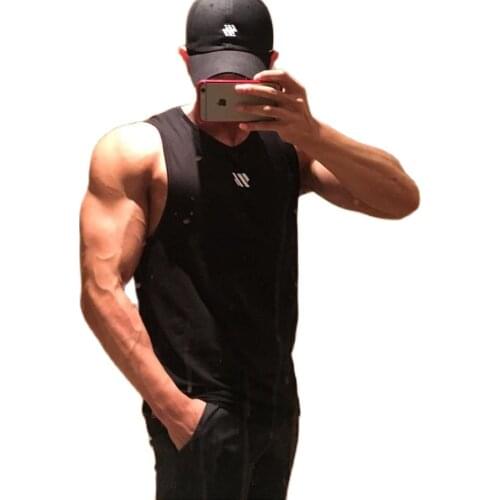 Men Tank Top Basketball Tops Mesh Material Singlet Quick Dry Ventilate Stringer Tank Top Bodybuilding Multicolor