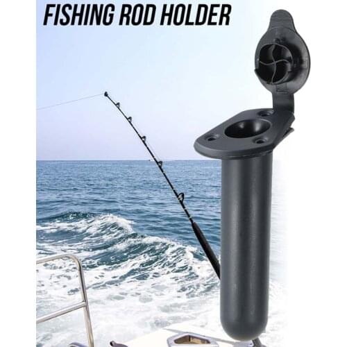 Nylon Fishing Tackle Accessory Tool Fishing Rod Rack Holder Tackle With Cap Cover Gasket For Kayak Boat