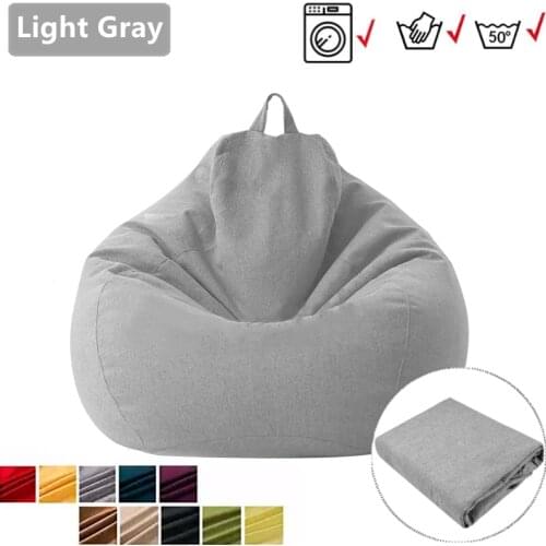 New Lazy BeanBag Sofas Cover Cloth Lounger Seat Living Room Sofa Cushions Bean Bag Puff Couch Tatami Chairs Covers Cushion 2021